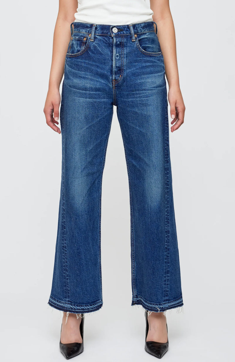 Moussy Vintage Espanola Wide Straight - 110 Blue