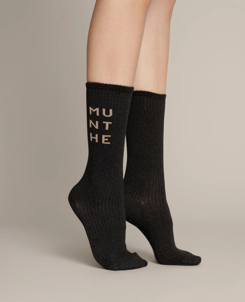 Munthe Ekanea Socks - Charcoal