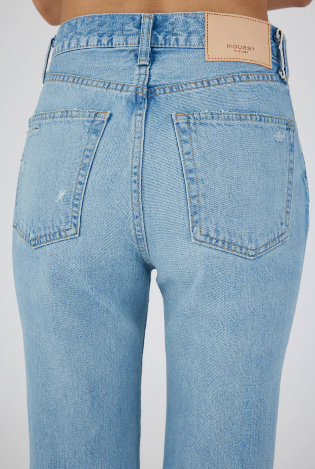 Moussy Vintage Cliffdale Straight- 111 Light Blue