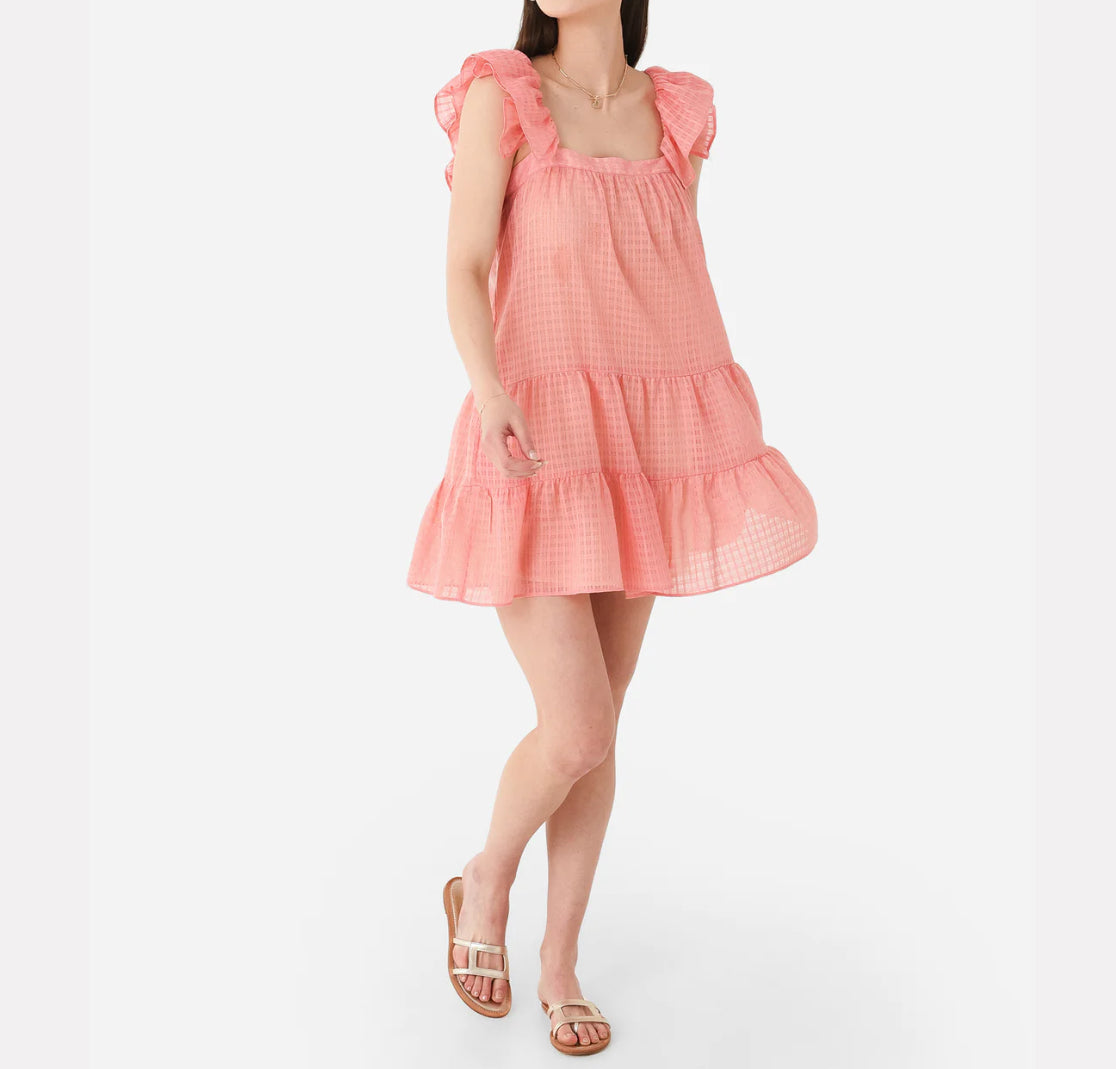 Katherine Kidd Maja Dress - Pink Gingham