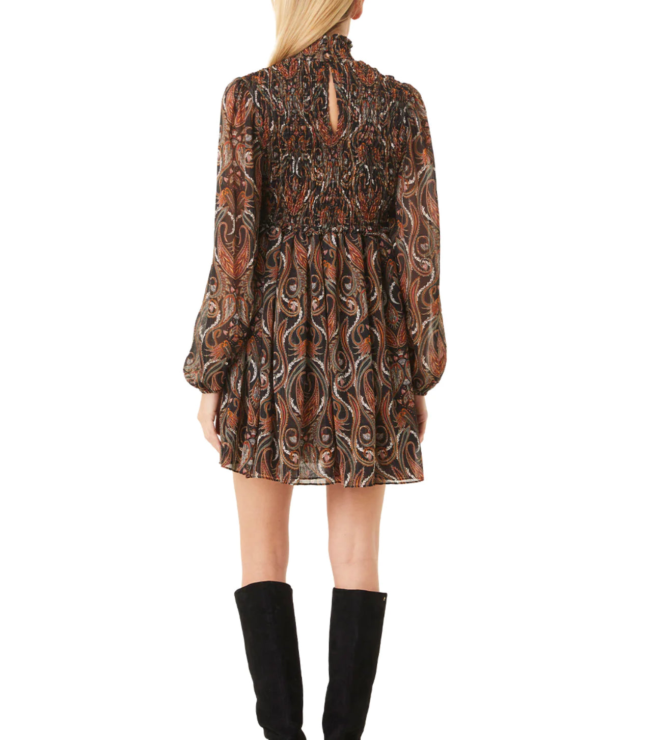 MISA Los Angeles Jessa Dress - Spartina Paisley