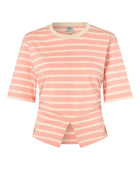 Baum und Pferdgarten JUMA T-shirt - Peach Stripe