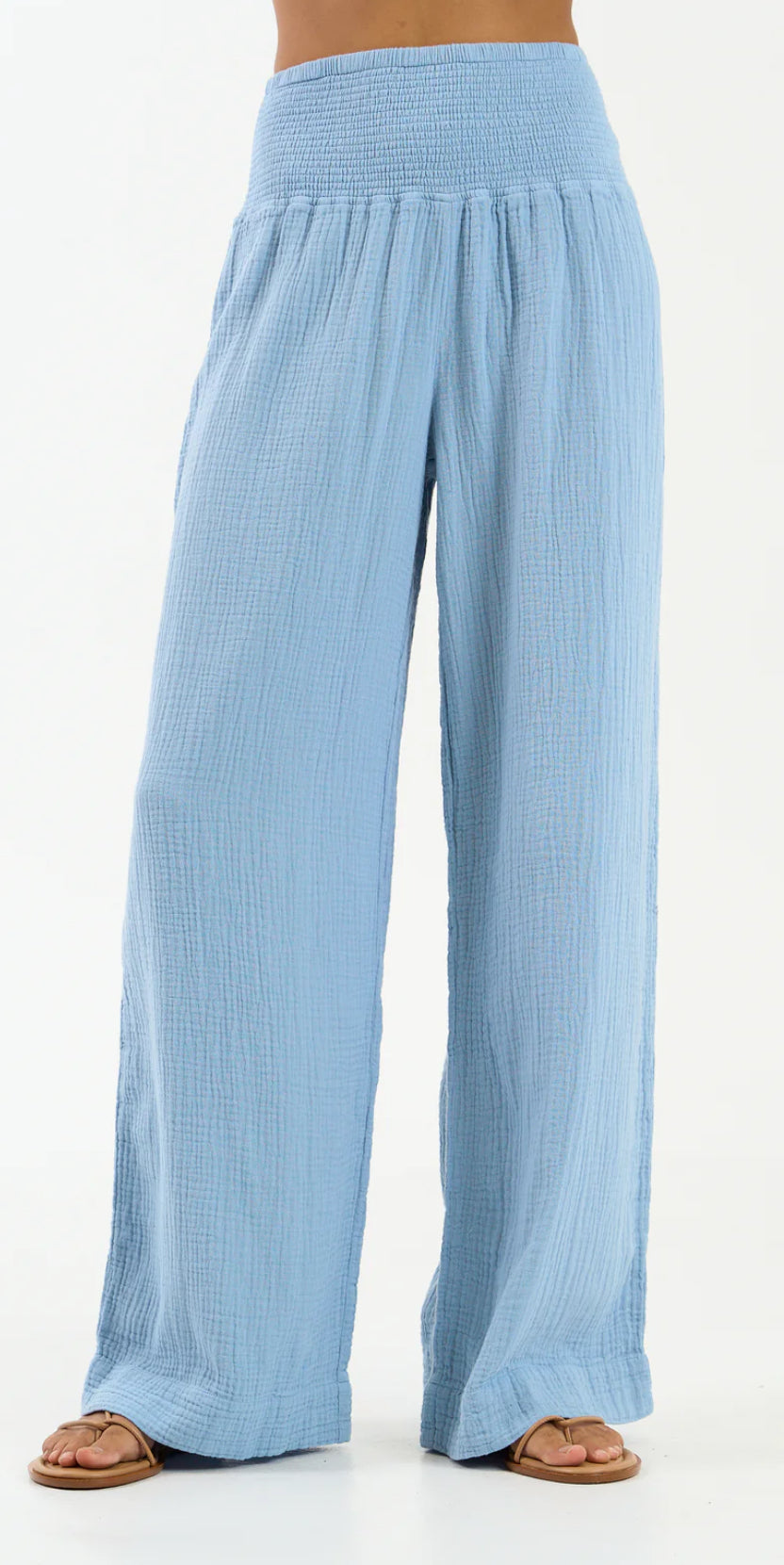 sundays Lila Pants - Dusty Blue