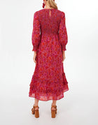 Pink City Prints Exclusive Vintage Poppy Isabel Classic Dress