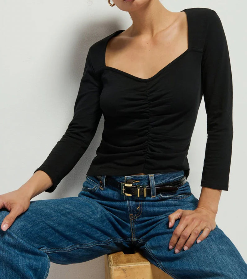 Nation Ltd Mikaela Top - Jet Black