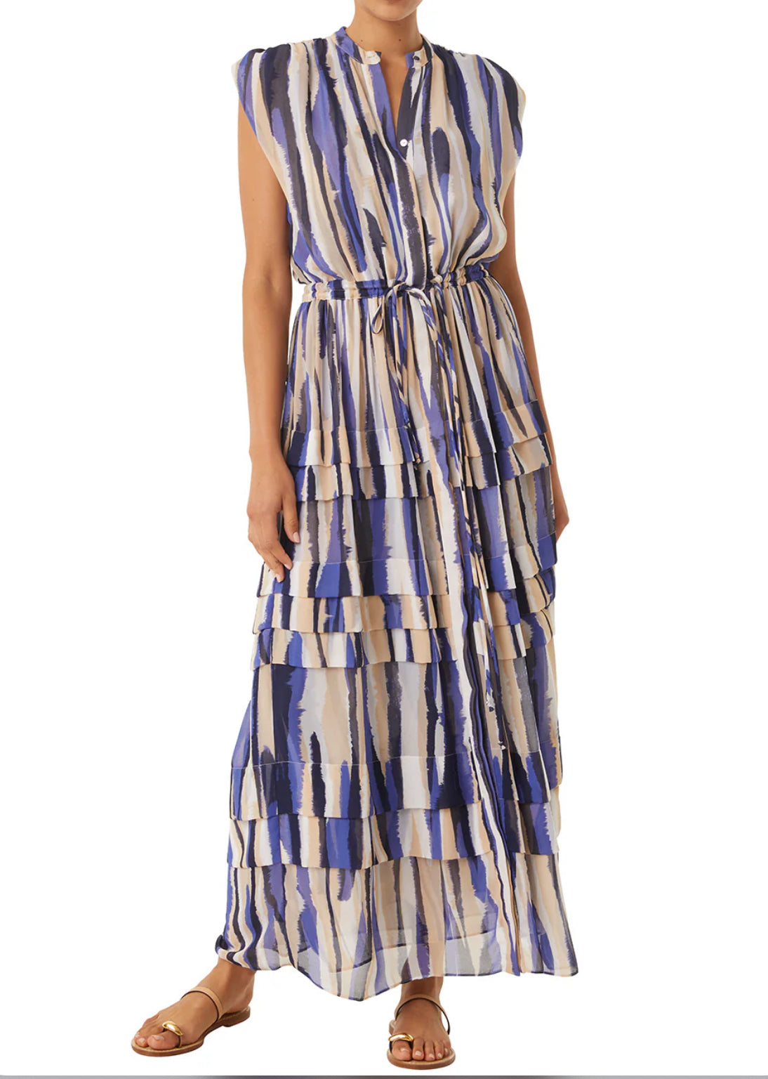 MISA Los Angeles Ulricha Dress - Striped Instinct