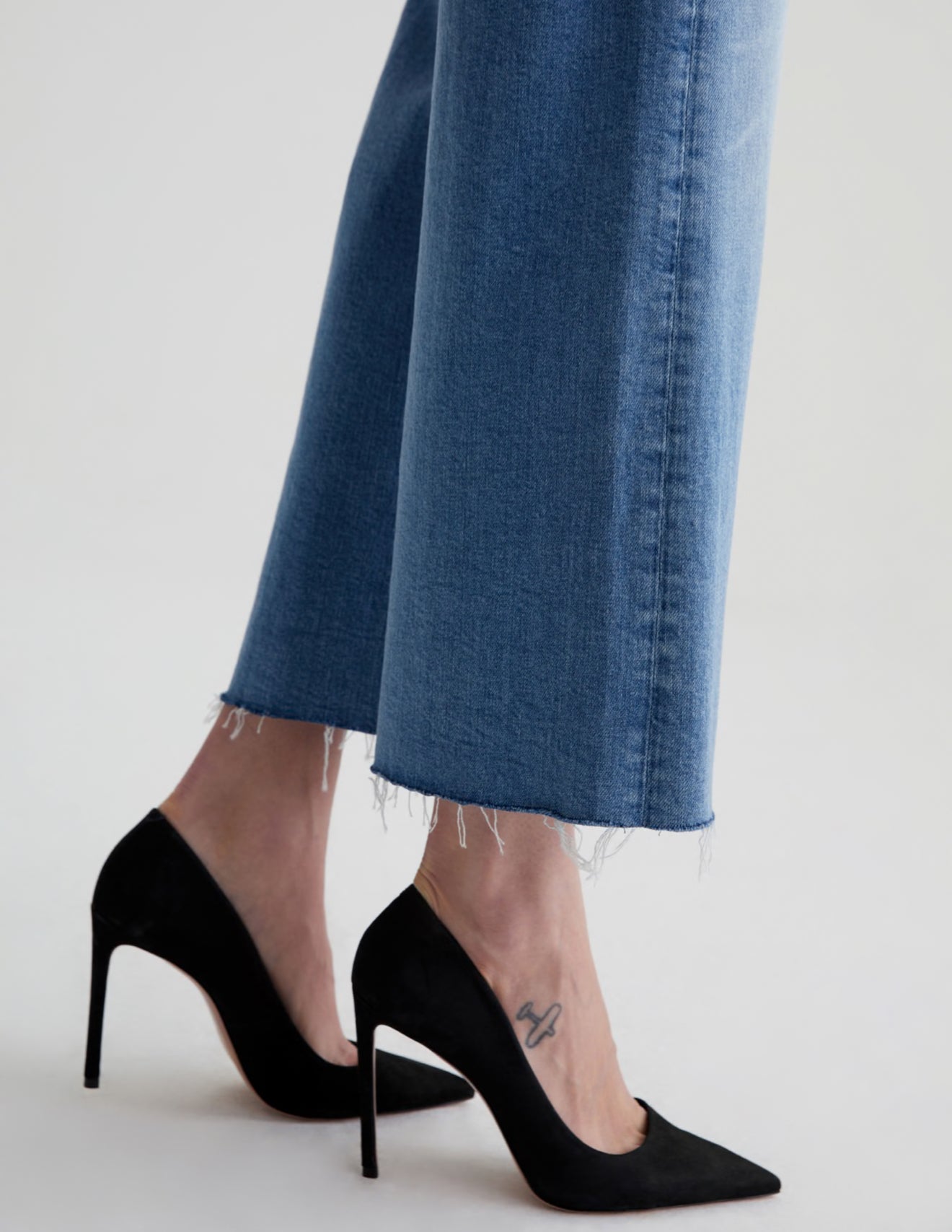 AG Jeans Saige Wide Leg Crop - 18 Years Oslo
