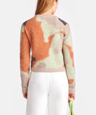 Nanushka Fanni Brushed-Alpaca Sweater - Smudged Graffiti