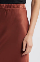 Nation Ltd Gaia Bias Cut Skirt - Cinnamon