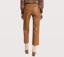 LNA Rune Faux Leather Pants - Toffee