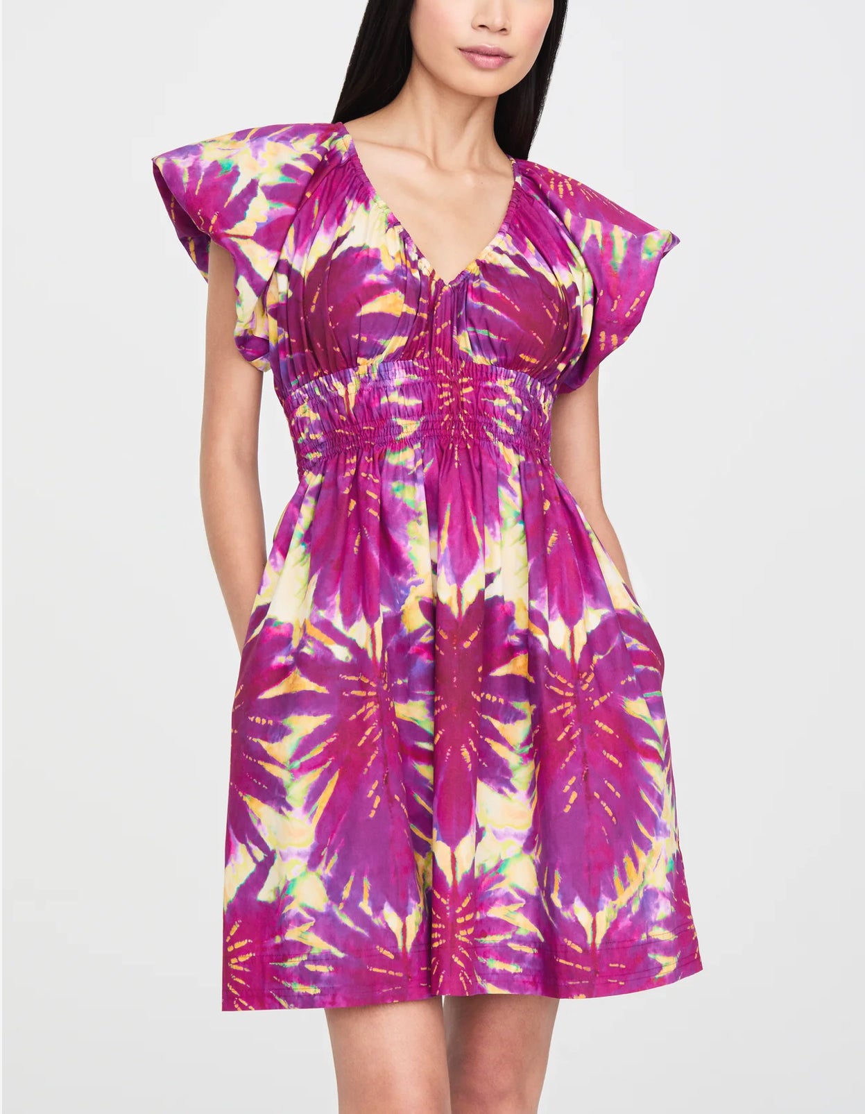 Marie Oliver Emilia Dress - Boysenberry