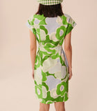 Tara Jarmon Cotton Flower Print Rajah Dress - Green