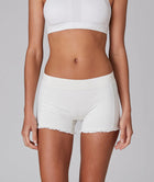 L'Etoile Sport Lace Trim Short - White
