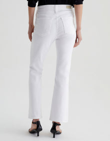 AG Jeans Farrah Mid-Rise Boot - Gallery White