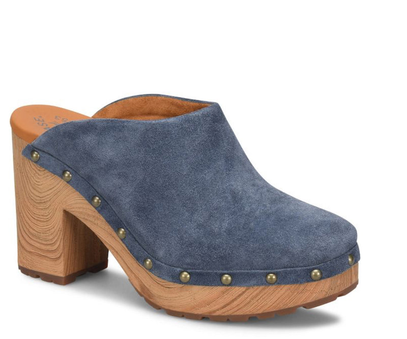 KORK-EASE Sudbury Clogs - Dark Jeans Suede (Blue)