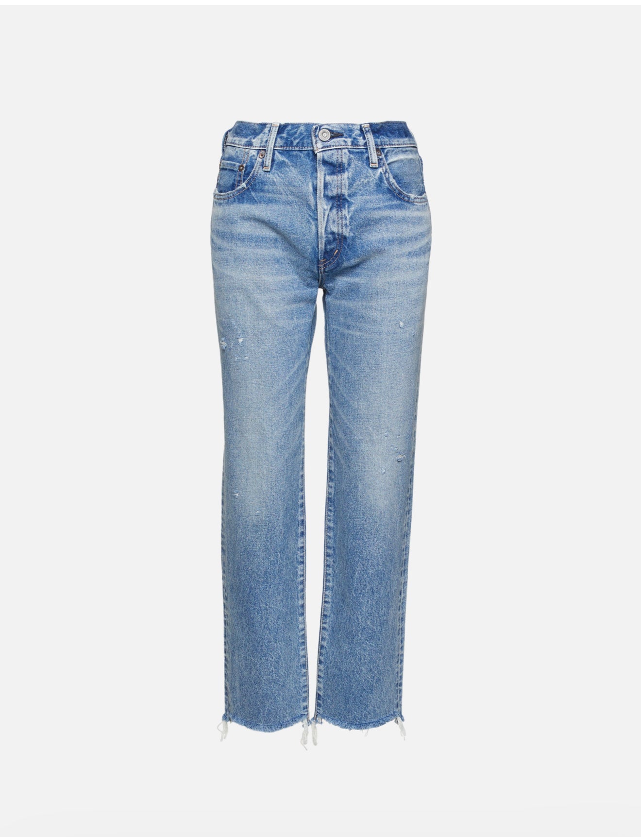 Moussy Vintage Nokomis Straight - Light Blue