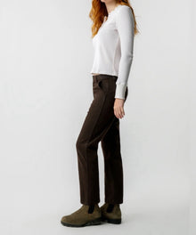 AMO Easy Trouser - Espresso