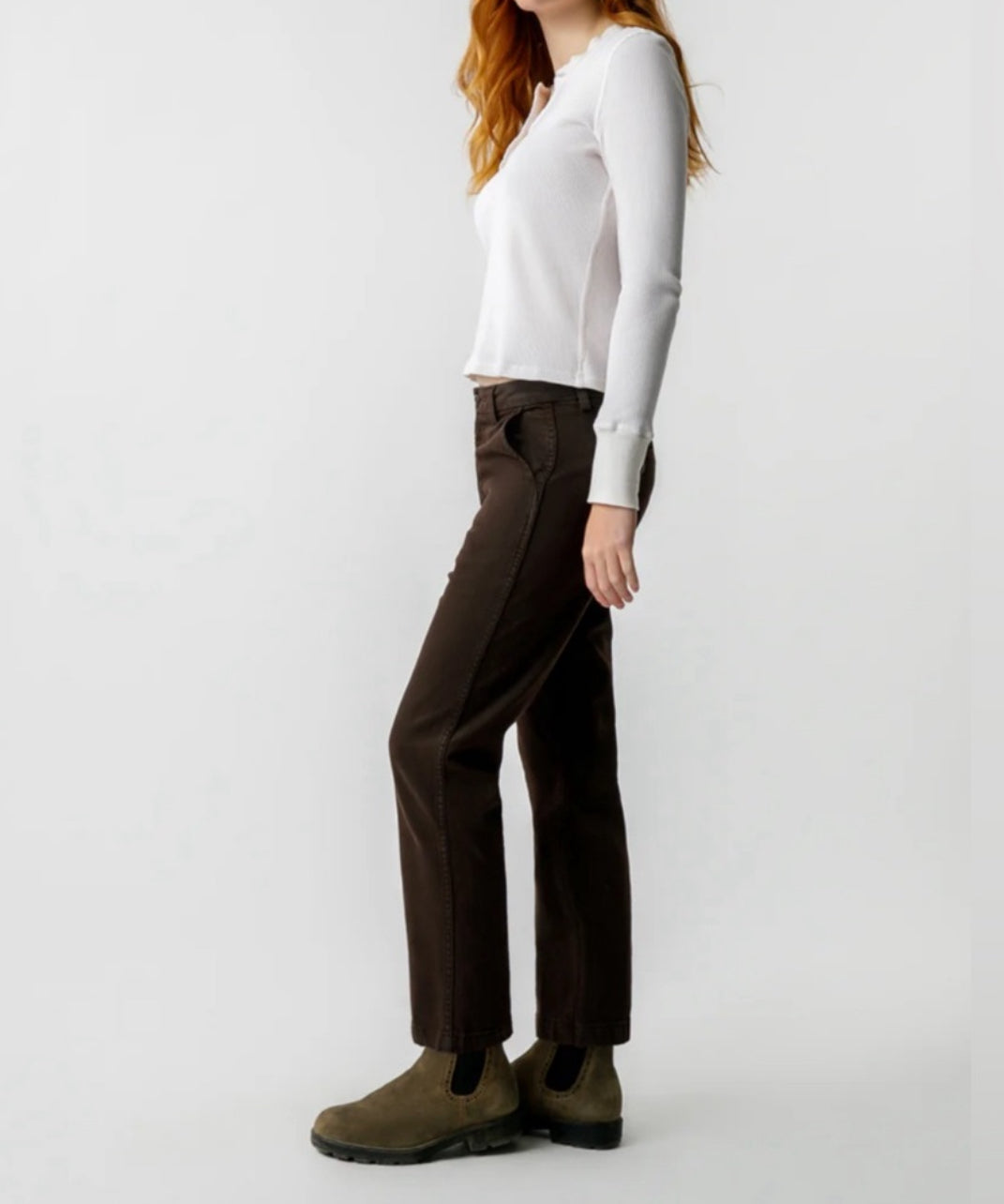 AMO Easy Trouser - Espresso