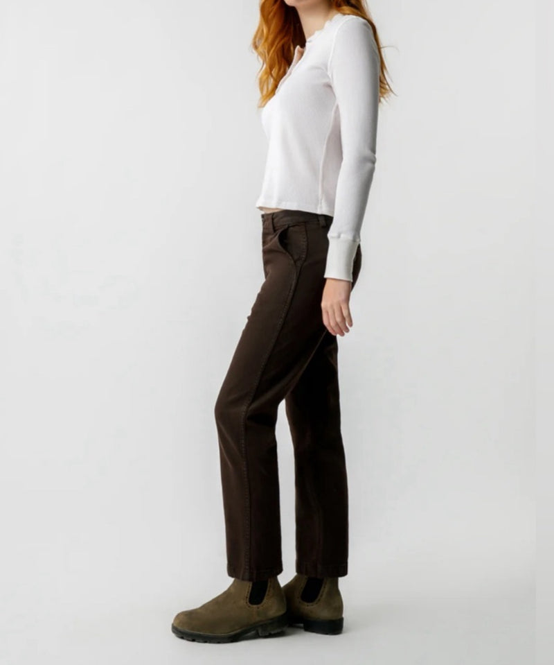AMO Easy Trouser - Espresso