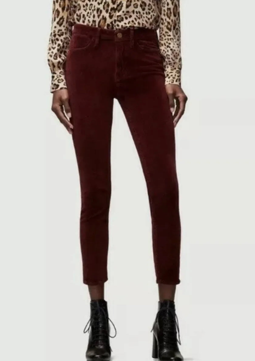 Frame Velvet Le High Skinny Crop - Pinot