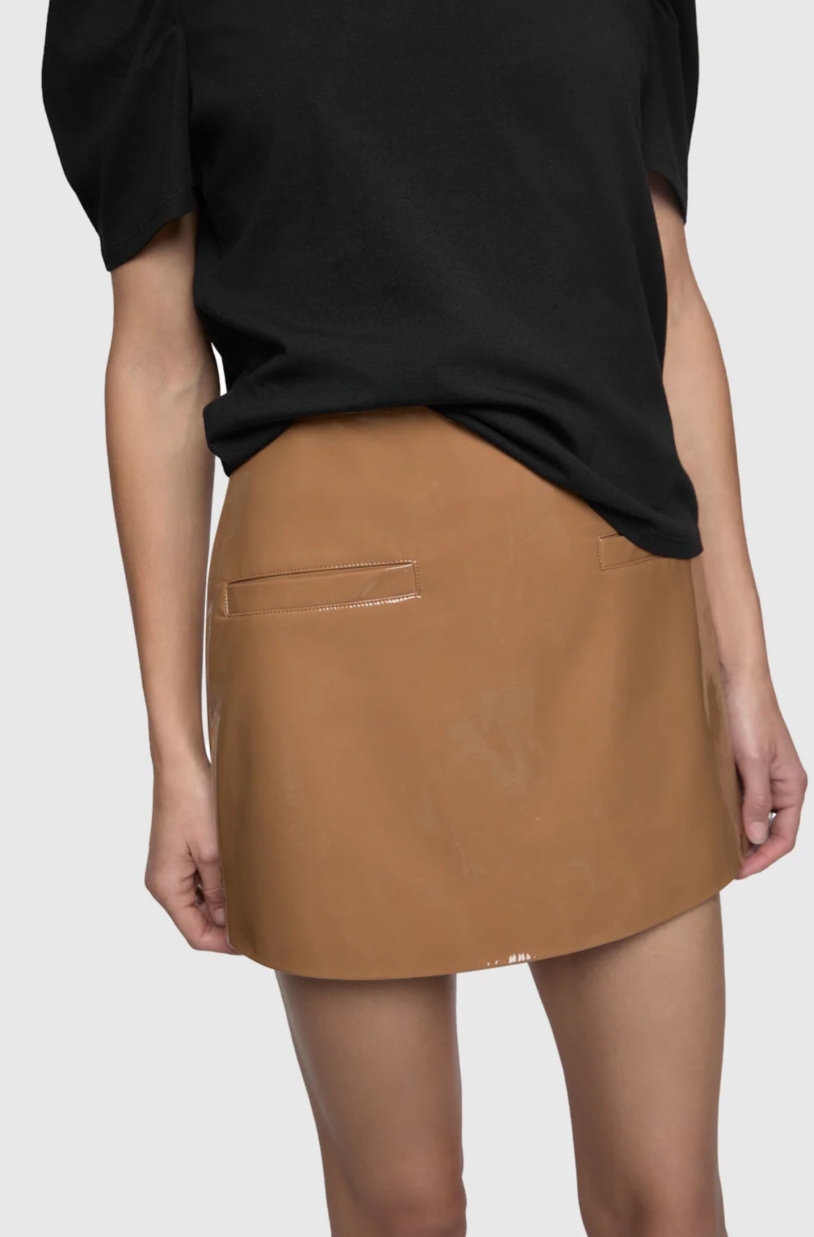 Rebecca Minkoff Hayden Faux Skort - Praline