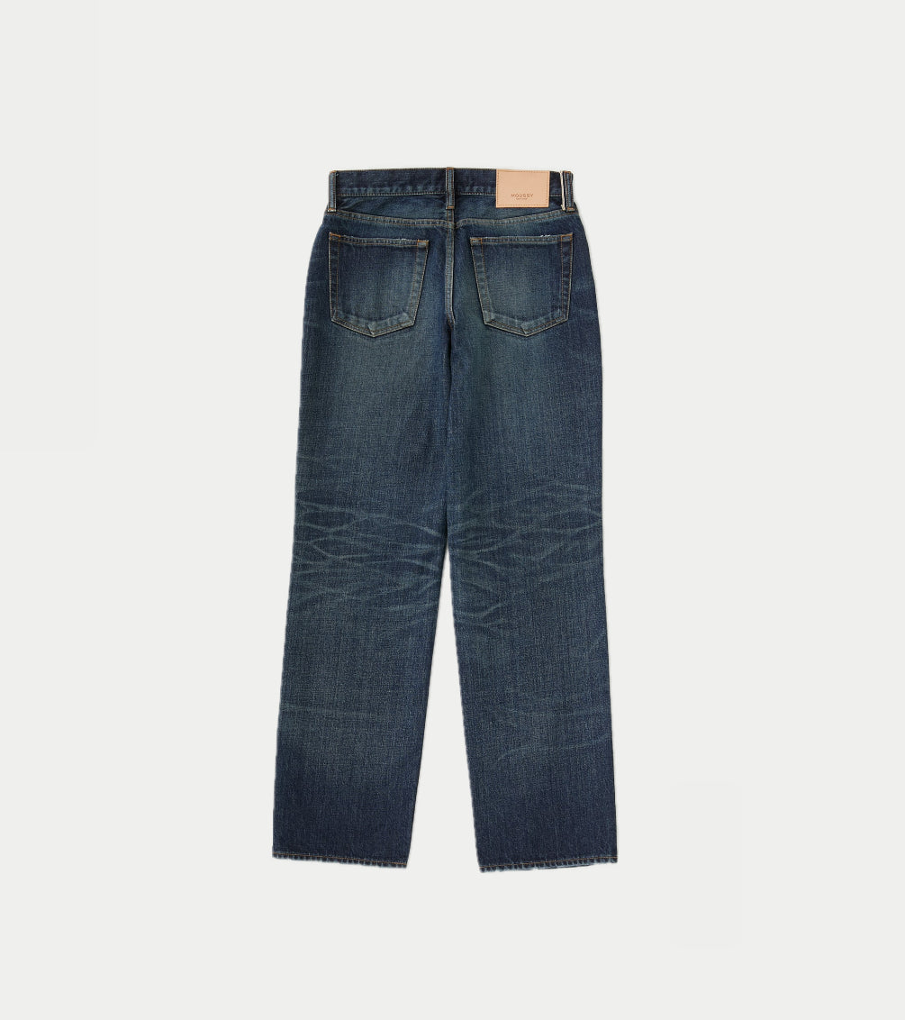 Moussy Vintage Ortega Wide Straight - 113 Dark Blue