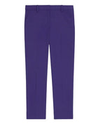 Theory Treeca Cropped Wool Pants - Blue Iris