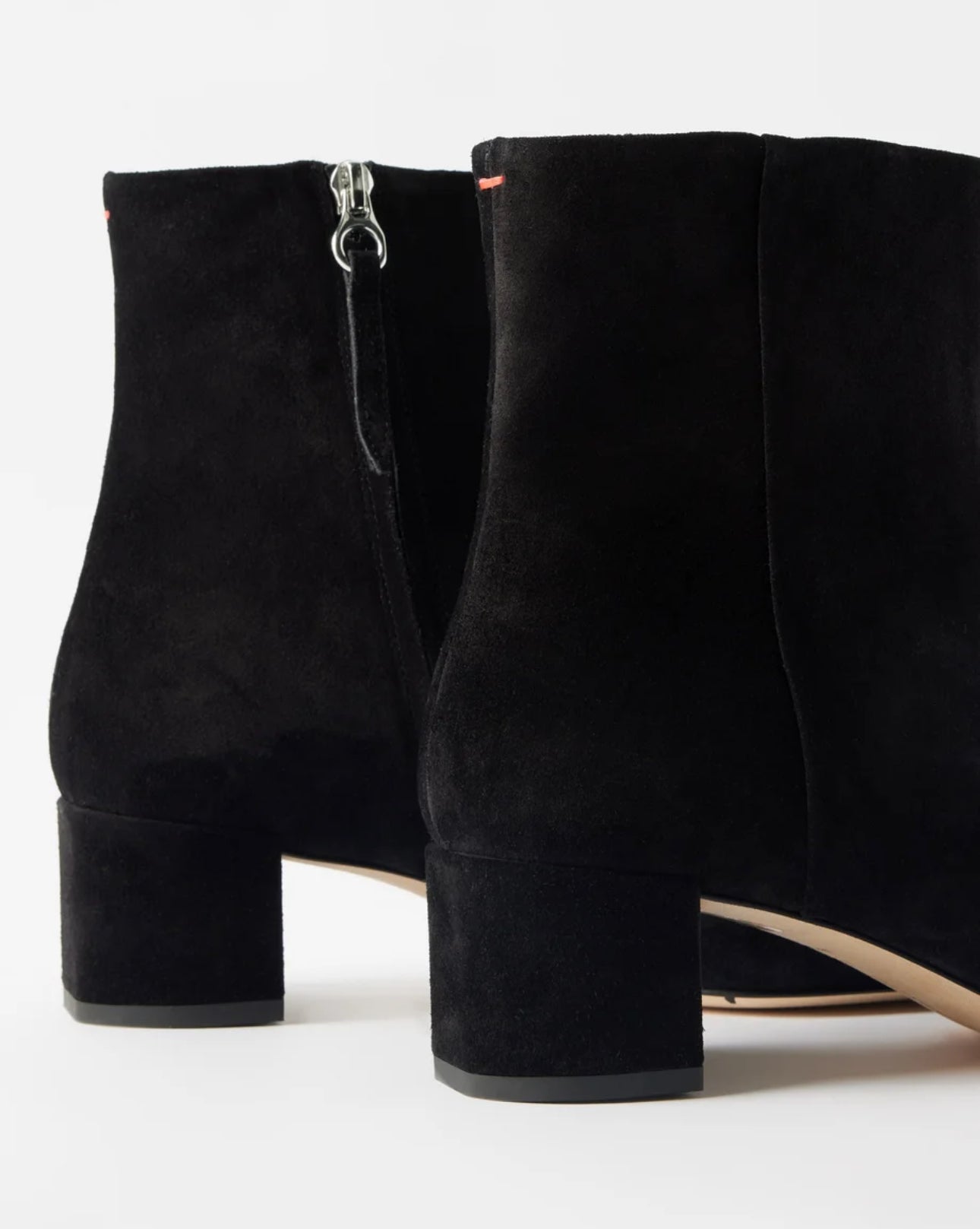 Aeyde Linn 45 Suede Ankle Boot - Black