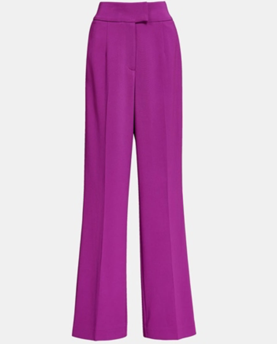 Essentiel Antwerp Core Straight Leg Trousers - Purple