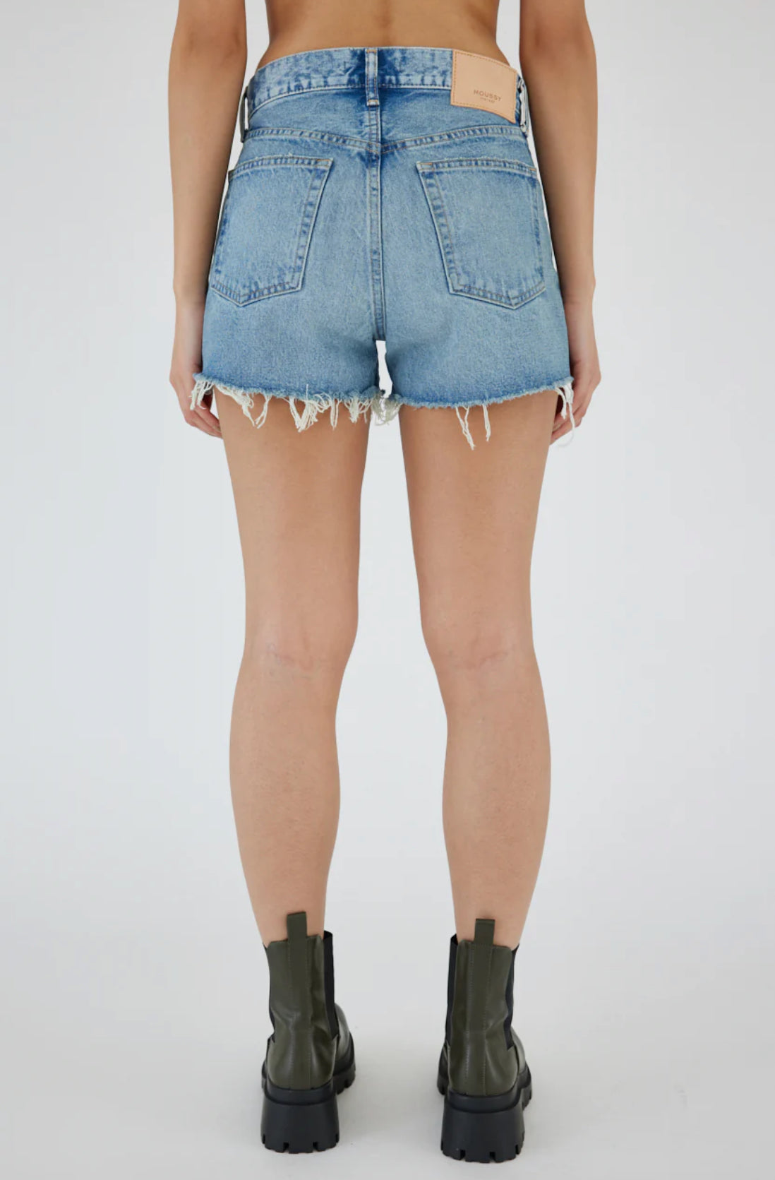 Moussy Vintage Troppard Shorts - Light Blue