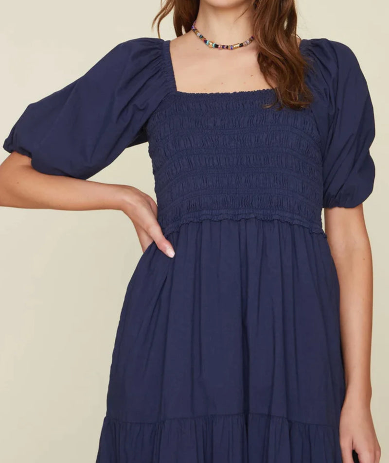 Xirena Chiara Dress - Navy