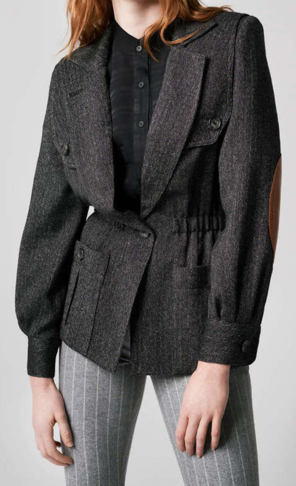 Smythe Spencer Jacket - Black Donegal