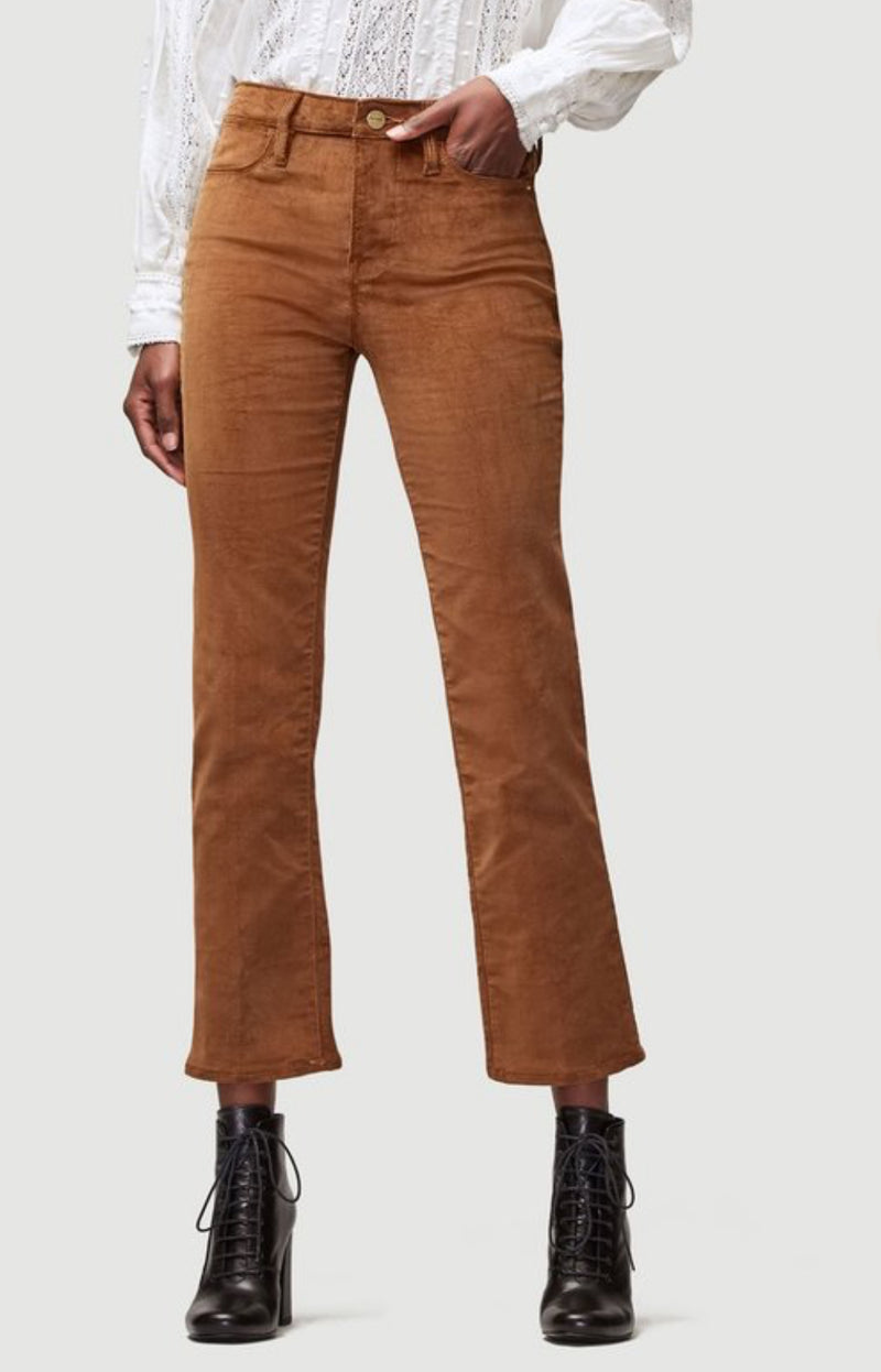 Frame Le High Straight Ankle Corduroy - Warm Tan