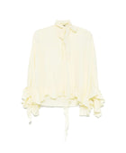 Dorothee Schumacher Sheer Twist Blouse - Yellow