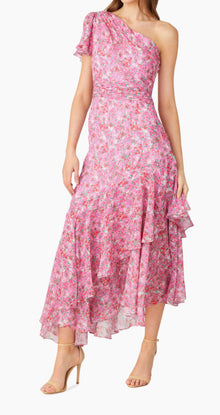 Shoshanna Melody Floral Chiffon Maxi Dress