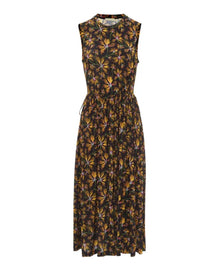 Ulla Johnson Cleo Floral Dress - Black/Yellow