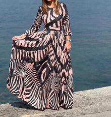 Connor & Blake Joy Dress - Crazy Zebra Pink