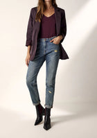 Summum Taft Blazer - Wine