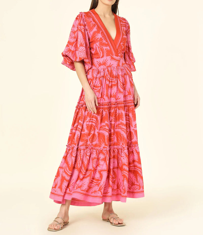 Omika Sloane Maxi Dress - Cierra Grapefruit