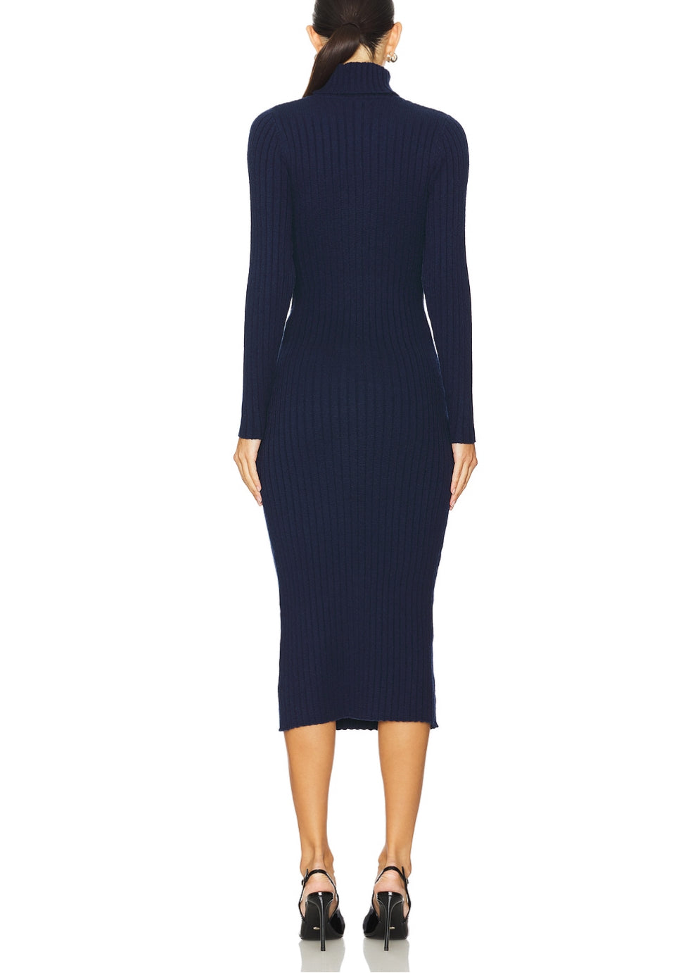 525 Kylie Rib Dress - Dark Blue