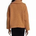 Spencer Faux Shearling Teddy Coat - Camel