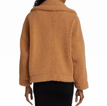 Spencer Faux Shearling Teddy Coat - Camel