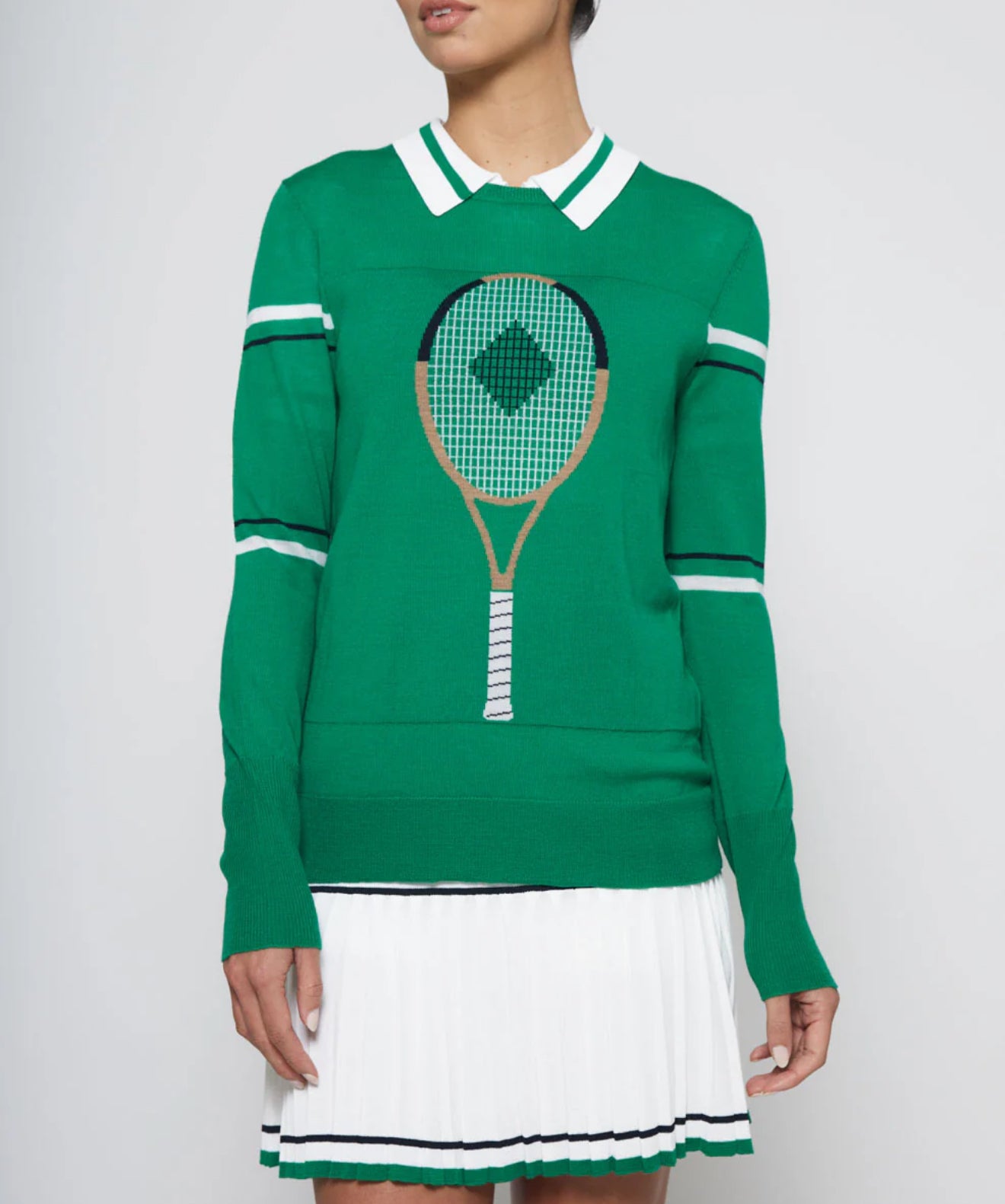 L'Etoile Racquet Sweater - Green
