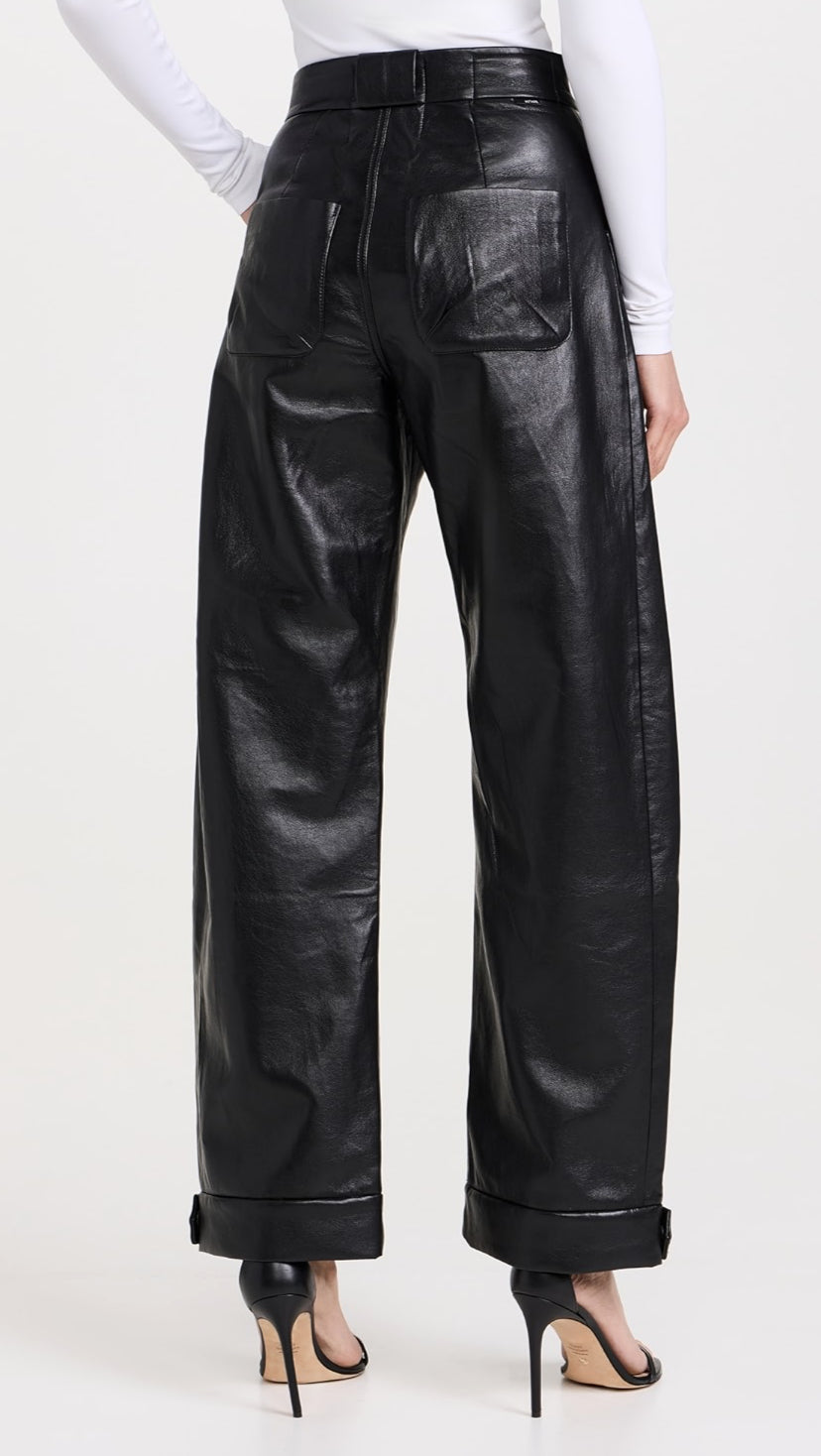MOTHER The Half Pipe Cargo Nerdy Trousers - Black