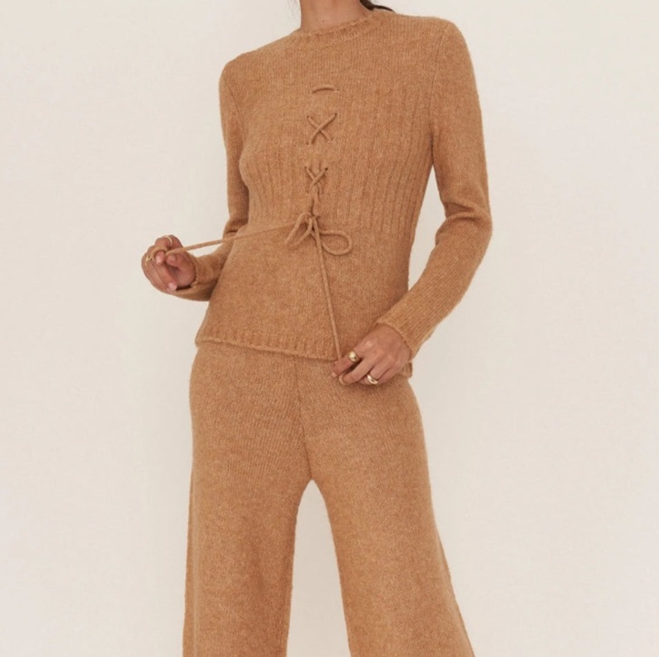 Callahan Knitwear Aria Top - Chai
