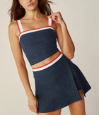 Beyond Yoga Spacedye Sea You There Cropped Tank - Nocturnal Navy