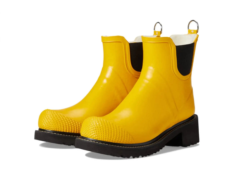 Ilse Jacobson 808 Cyber Yellow - Rub 47 Low Rain Boot