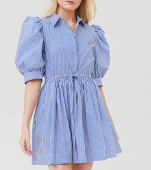 Hunter Bell McCauley Dress - Light Blue Stripe