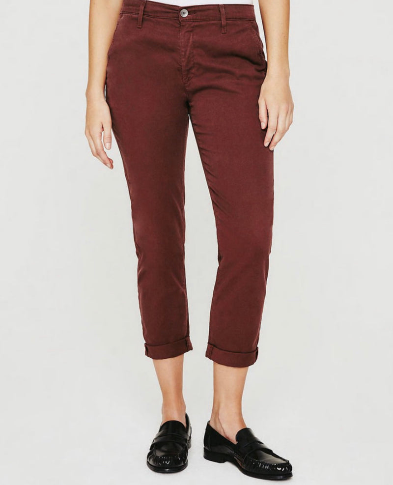 AG Jeans Caden Trouser - Dark Sangria