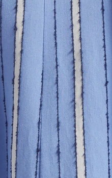 Cinq à Sept Hailey Directional Stripe Dress - Blue Hydrangea